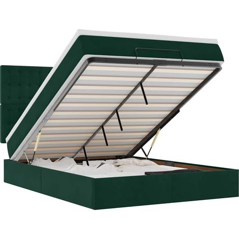 Maison Exclusive - Estructura de cama otomana colchones terciopel (1/5)