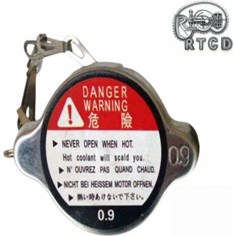 Stainless steel 0.9mm radiator cap for automobiles. Suitable for various cars. (1/5)