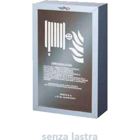 Cassetta classic da incasso DN45, lamiera verniciata grigio, senza lastra - Dim. 360x560x160 mm CV1342VE (1/2)