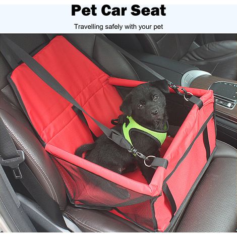 Siège de voiture pour chien, Design multifonctionnel, canapé pour animaux de compagnie, pour voitures et toutes saisons, ceinture de sécurité robuste et étanche, siège en matériau confortable (1/5)
