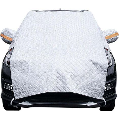 Couverture Pare-Brise Voiture, Bâche Pare Brise Protection Magnétique Couverture Repliable-DOU