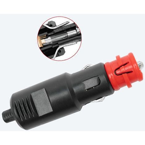 Adaptateur allume-cigare mâle 12V-24V 8A (1/4)