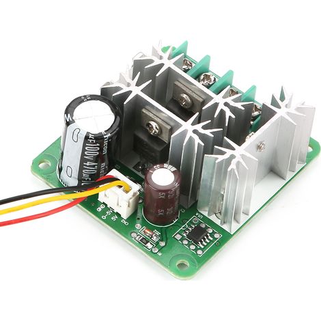 Contrôleur de moteur CC à variation continue, contrôleur de vitesse universel PWM 6 V-90 V pour moteur CC, automate programmable 15 A (1/5)