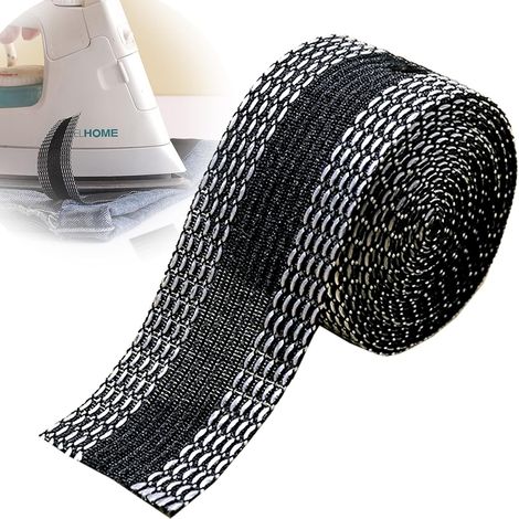 Ruban thermocollant pour vêtements, 10 mètres, autocollant pour ourlets, adhésif universel, sans découpe, pour ourlets de pantalons et shorts.