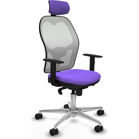 Sedia Ufficio con Poggiatesta Piqueras y Crespo 1D086N2 Lilla (1/5)