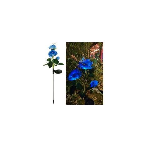 Décoration solaire en forme de rose pour jardin ou pelouse (1/5)