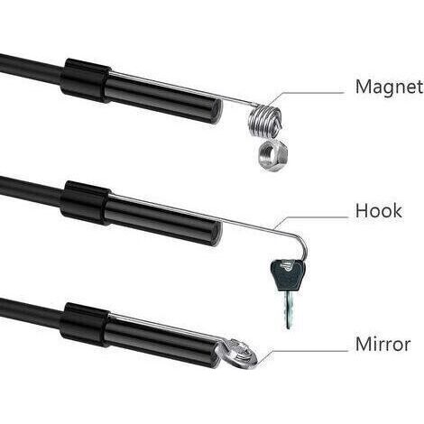 Endoscope sans fil 1080p Hd Wifi Endoscope Caméra d'inspection（5m)