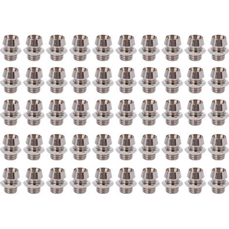 50 portalámparas de metal de cobre para LED de 3 mm, material de alta calidad, fácil de instalar y usar, pequeño y exquisito, amplia gama de aplicaciones, soportes (1/5)