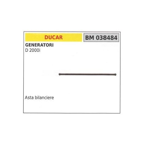 Asta bilanciere DUCAR motore4 tempi per generatore di corrente elettrica 038484