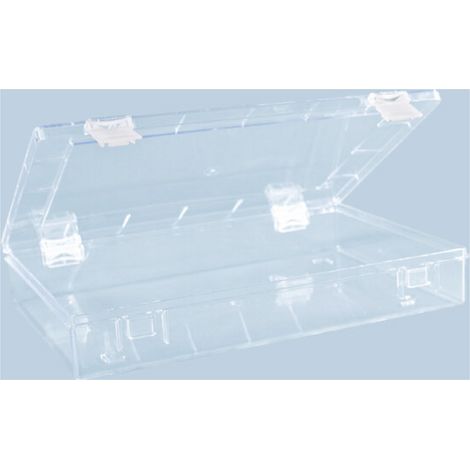 Hünersdorff 612100 Aufbewahrungsbox PS-CLASSIC-FLEX, (L x B x H) 225 x 335 x 55 mm Glasklar 1 St. (1/2)