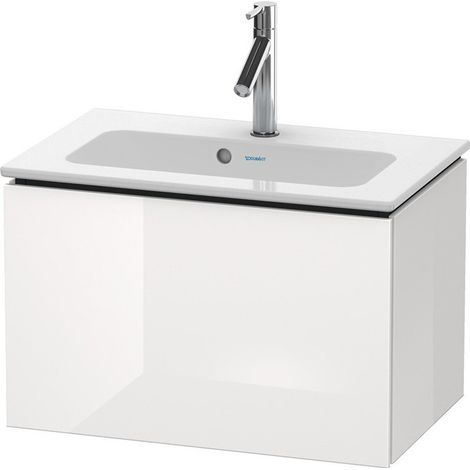 Meuble sous-vasque Duravit L-CUBE Compact 400x620x391mm blanc brillant