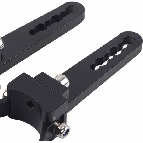 Support de fixation pour barre anti-roulis 2" - Support pour tube en aluminium - Support pour phares LED de travail tout-terrain pour camion et voiture