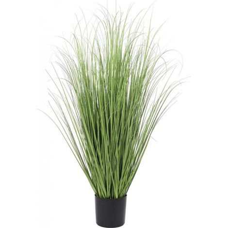 Gazon artificiel résistant aux UV 70 cm – Gazon ornemental de luxe en pot – Compact et extra dense – Plante artificielle résistante aux UV – Sans entretien – Convient à l'intérieur et à l'extérieur (1/5)
