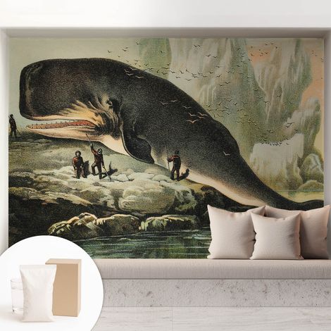 Carta Da Parati - Murale Alla Moda Decorazione - Camera Da Letto - Con Colla Gratuita Gigantismo marino 208x146 cm (1/4)