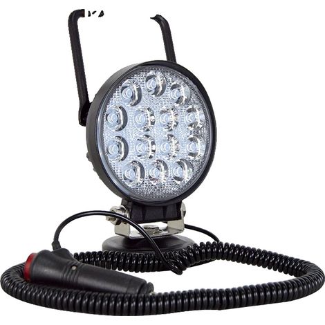 Luz de trabajo, 42 W de potencia, doble ángulo de haz, foco de 42 W (1/2)