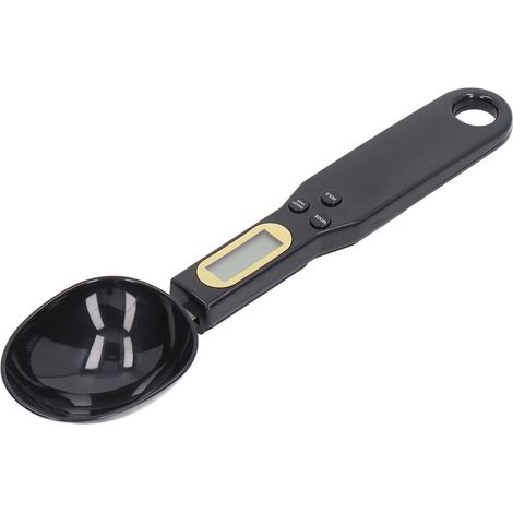 Balance de Cuillère Électronique Noire - Pèse-Aliments Numérique avec Affichage pour Cuisine (1/5)