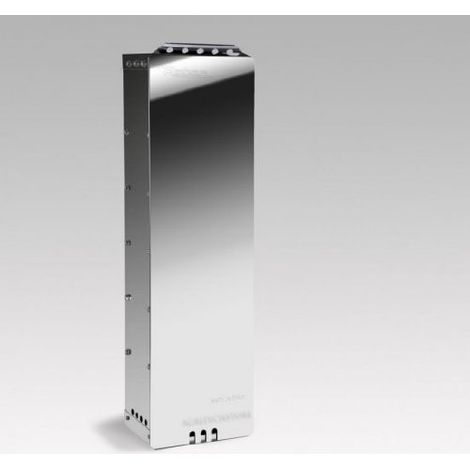 Reber 10043N Affumicatore Verticale, Carne, Pesce, Formaggi, Verdure, Inox, Grigio