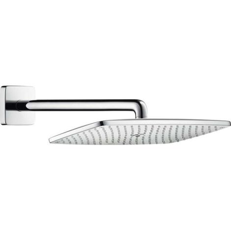 Hansgrohe Raindance E - Soffione doccia 360, braccio doccia 39 cm, EcoSmart 9 l/min, cromato 26605000 (1/3)
