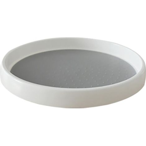 Plateau de rangement pour épices de cuisine rotatif rond, organisateur cosmétique pratique pour épices et snacks, support antidérapant B (1/5)