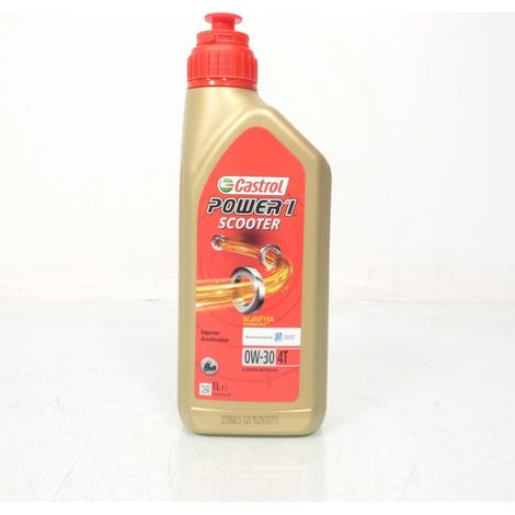 Huile moteur 1L CASTROL pour moto 0W-30 4T Neuf (1/2)