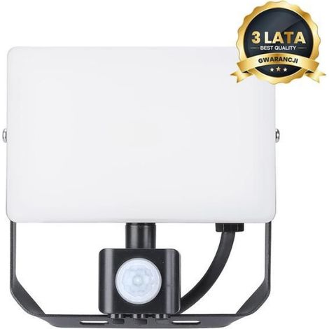 Projecteur LED - 30 W - 3000 Lm - 5000 K - Détecteur De Mouvement Et De Crépuscule - Extérieur - 1 Pièce (1/5)