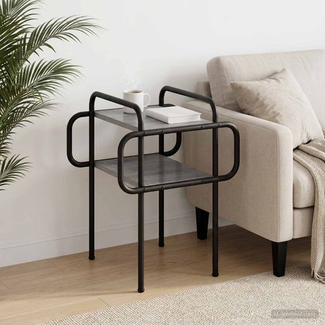 vidaXL Coffee Table Grey Sonoma 40 x 40 x 51 cm Engineered Wood (1/5)