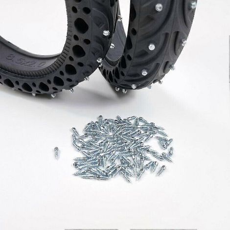 100 goujons de roue d'hiver pour pneus de voiture, quad et moto (1/2)