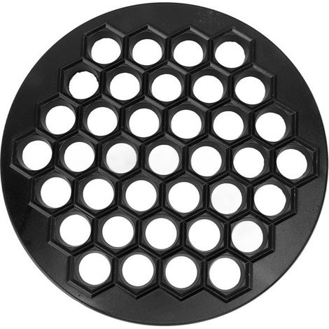 Dailygoody, Molde para 37 empanadillas, Máquina para hacer empanadillas rusas, Eficiente y fácil de usar, Negro, Molde para empanadillas (1/5)