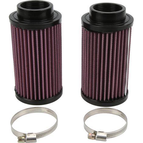 Ortviai Filtre à Air Moto 26 mm – Lot de 2 pour Yamaha Banshee YFZ350, plastique + métal, montage facile
