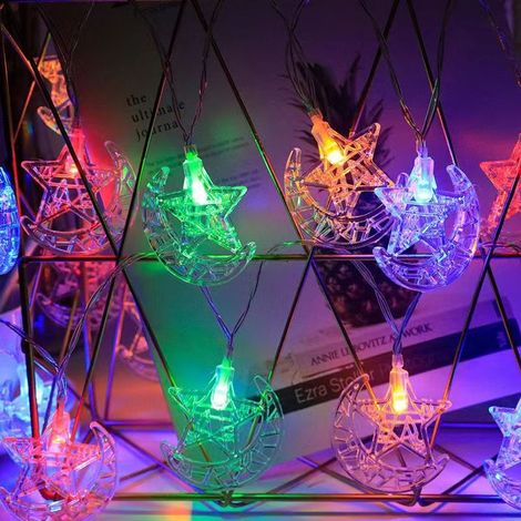 LED DIY Décoration murale et plafond Lumières de fête Guirlande lumineuse brillante de nuit Fée Étoiles 3 m 20 (1/5)