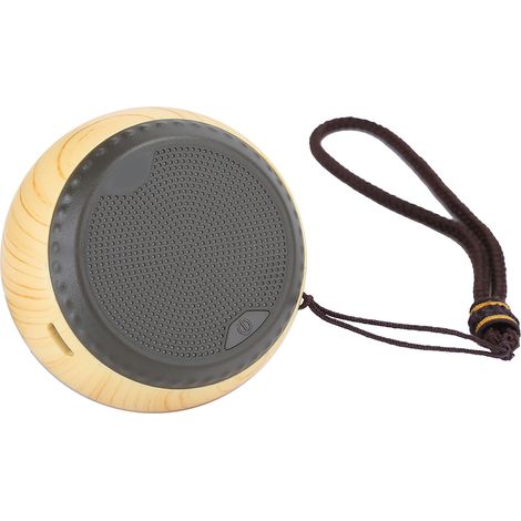 Tambour en bois rétro créatif, enceinte portable sans fil Bluetooth 5.0, mini-enceinte mains libres