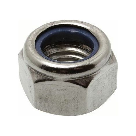 Ecrou hexagonal indesserable inox (1/2)