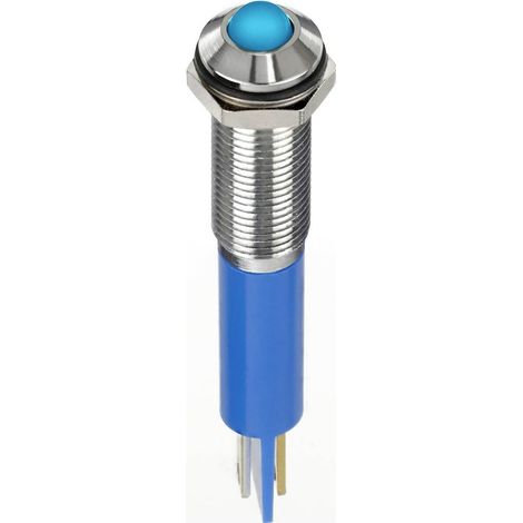 APEM Q8P1CXXB24E Voyant de signalisation LED bleu Proéminente 1600 mcd Y111623