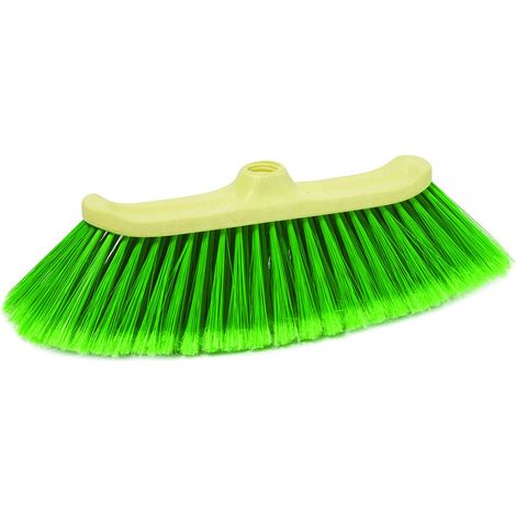Scopa domestica pavone in plastica - cm.36x10x12h. - 10 pz
