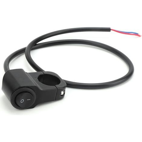 Interrupteur de Guidon 7/8in Phare et Feu Antibrouillard Marche/Arrêt Étanche pour Moto 12V, Quad et Vélo Électrique (1/5)