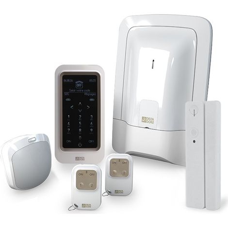 Pack alarme Tyxial+ DELTA DORE 6410186 radio 2 zones (1/10)