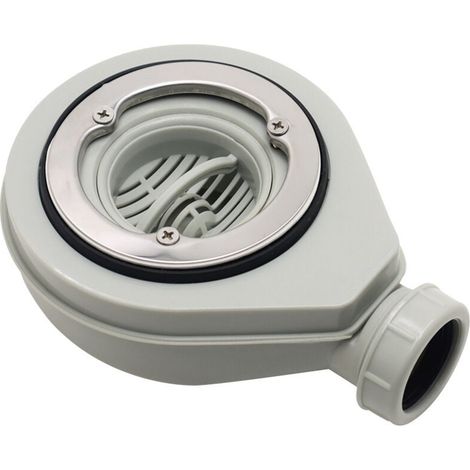 Bonde horizontale sans capot Ø90 DONA pour receveurs de douche (1/4)