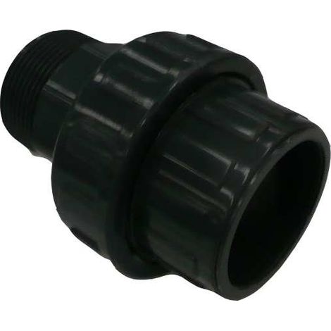 Conector PVC GRE pvc connector material PVC resistente UV corrosión 3 piezas