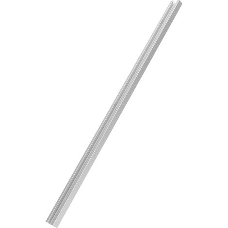 Gabarit de rail d'onglet à rainure en T en alliage d'aluminium, outil de menuiserie pour dalles coulissantes non poreuses (400 mm)