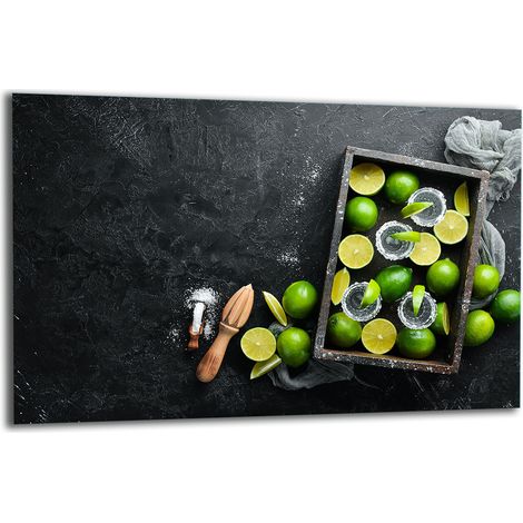 PLAQUE DE PROTECTION EN VERRE POUR CUISINIÈRE 80x52 CUISINE (1/5)
