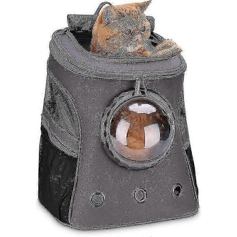 Sac à dos pour chats de grande taille, rose (1/3)