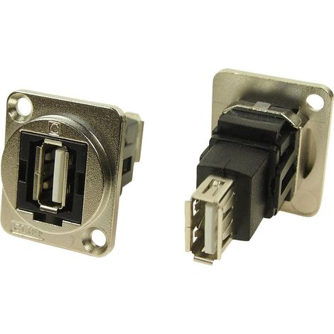 Adaptateur USB 2.0 type B femelle vers USB 2.0 type A femelle Cliff CP30208NM 1 pc(s) W911161 (1/2)