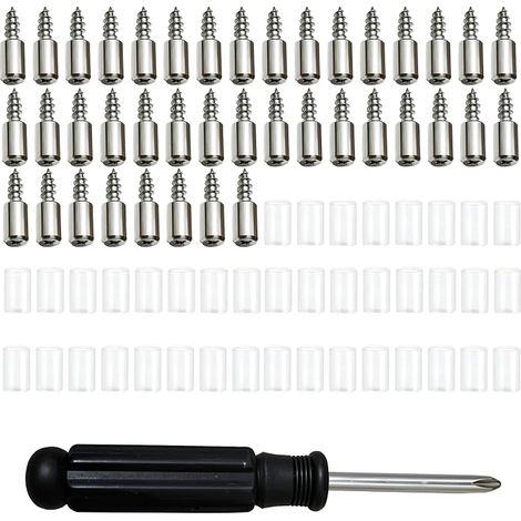 80 x Shelf Brackets with Screwdriver (1/5)