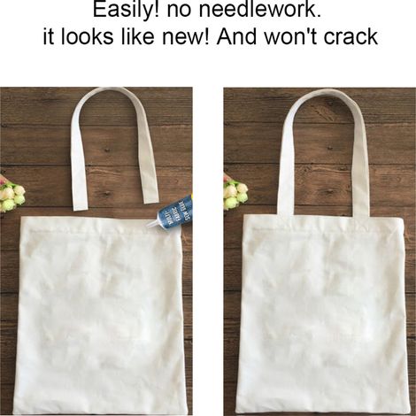 Secure Stitch Flüssignähset, nahtloser Textilkleber, schnell trocknend, starker Halt, Klebeset für Stoffe. (1/4)