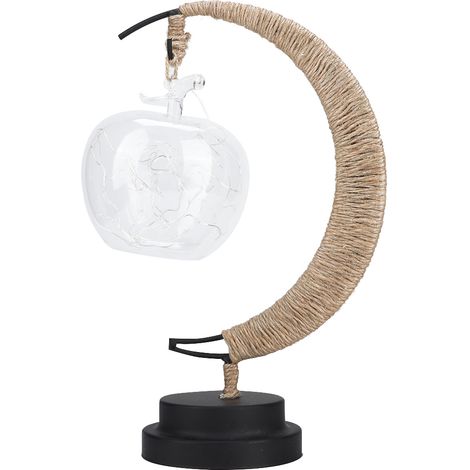 Fil de cuivre 20LED Pommes Lanternes Artisanales Corde Chanvre Fer Lumière Nuit Chambre Bleue (1/5)
