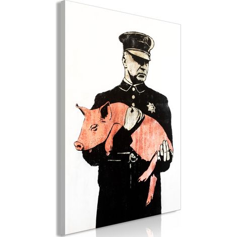 Quadro - Police Pig (1 Part) Vertical - 80x120 (1/4)
