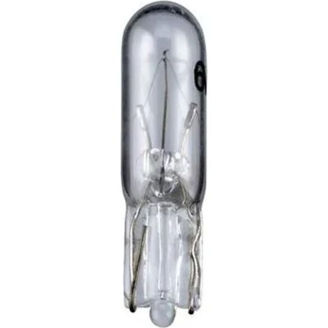 lampadina tutto vetro base w2x4.6d cruscotto auto T5 12 volt 1,20 watt