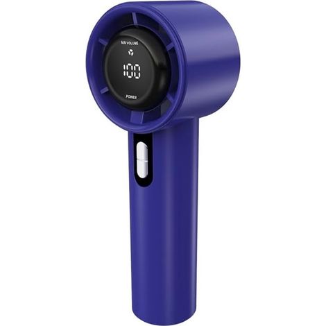 Nuovi modelli 2025: Ventilatore portatile - Mini ventilatore - Ventilatore portatile ricaricabile - Mini ventilatore portatile ricaricabile - Ventilatori portatili con display digitale - blu (1/5)