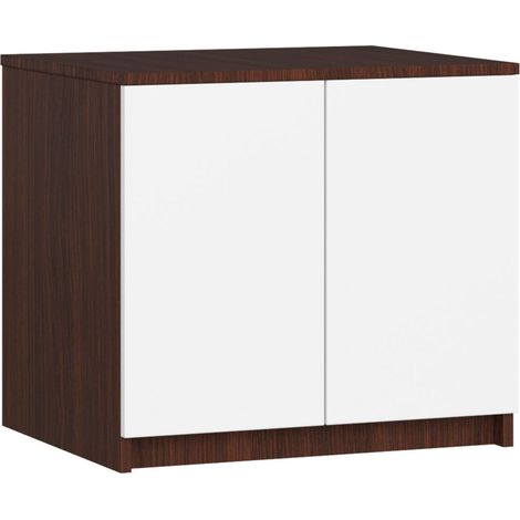 Altillo para armario AKORD S60 Wenge 60 cm 2 puertas frente en color Wenge 2 estantes 60x51x55 cm (1/5)