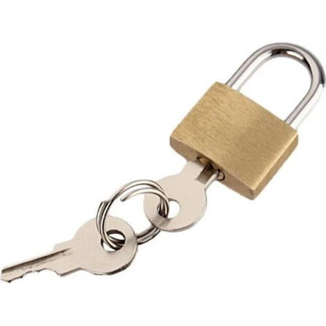 Cadenas pour boîte à outils en liquidation, petit cadenas pour valise, cadenas de 20 mm pour valise, outils en promotion, couleur or (1/5)